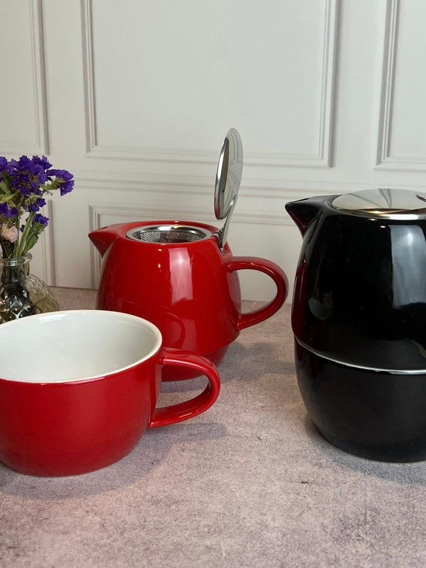 Tetera Pequeña con Taza • “Taza para Uno” | Con Infusor Integrado