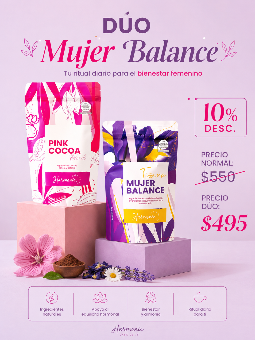 DÚO BIENESTAR FEMENINO 10% desc