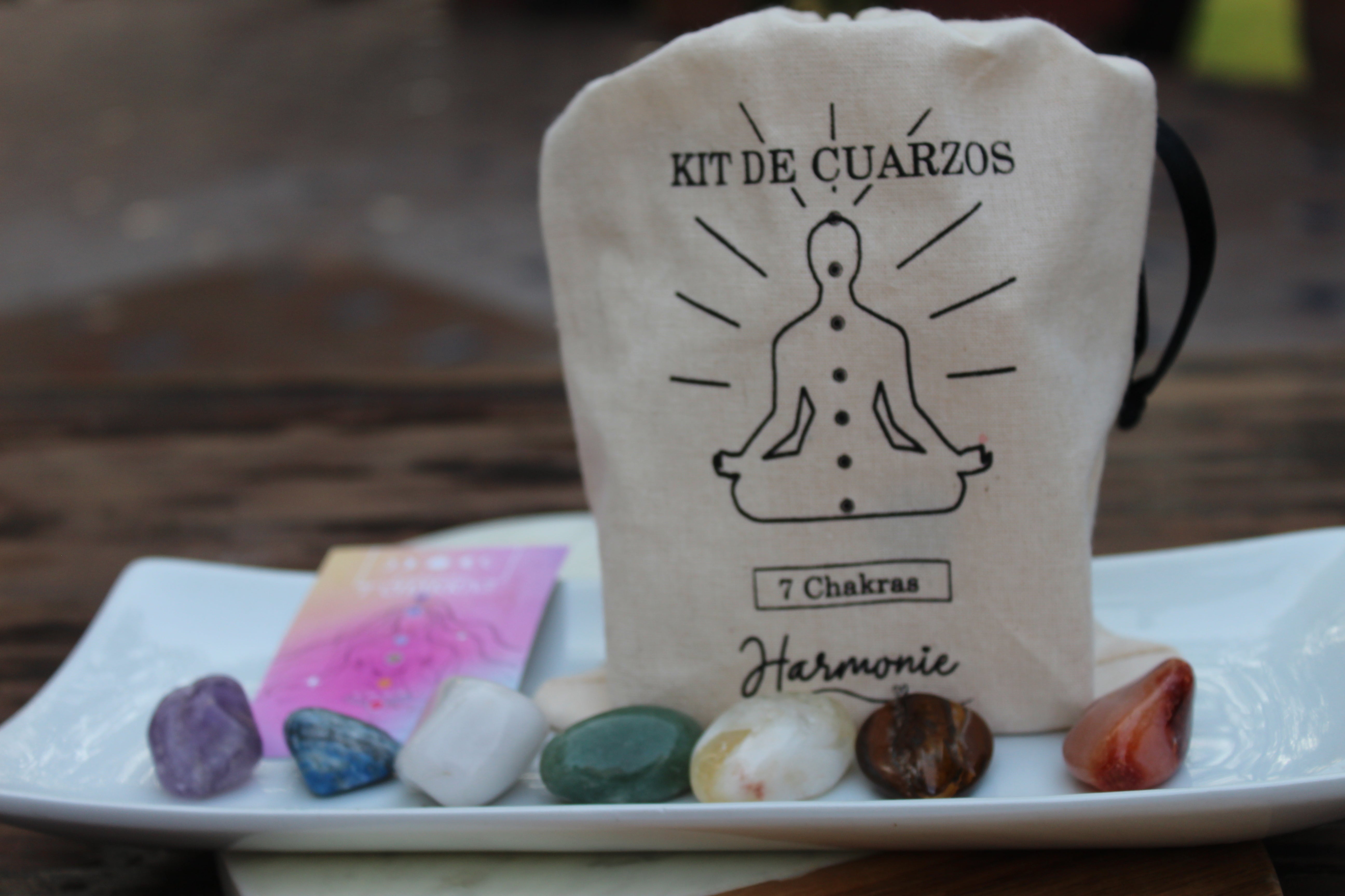 KIT DE CUARZOS 7 CHAKRAS